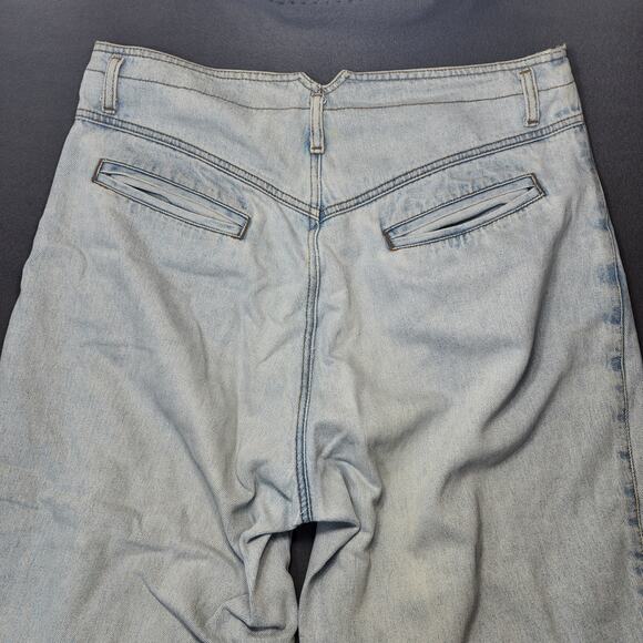 Vintage Seruchi Womens Jeans Size 20 (36x30) Button Fly Light Wash Hong Kong 80s - Picture 12 of 16